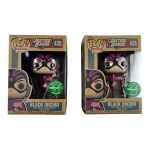 Lot of 2: Funko Pop! Heroes Justice League Black Orchid #435 Earth Day Exclusive